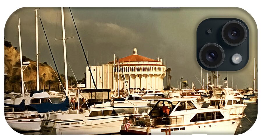 Seascape iPhone Case featuring the photograph Boats Catalina Island California by Floyd Snyder