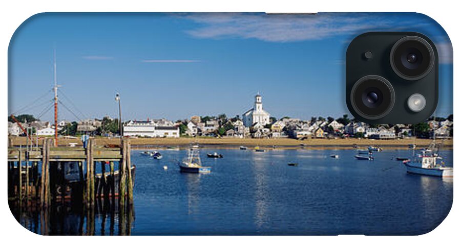 Photography iPhone Case featuring the photograph Boats In The Sea, Provincetown, Cape by Panoramic Images