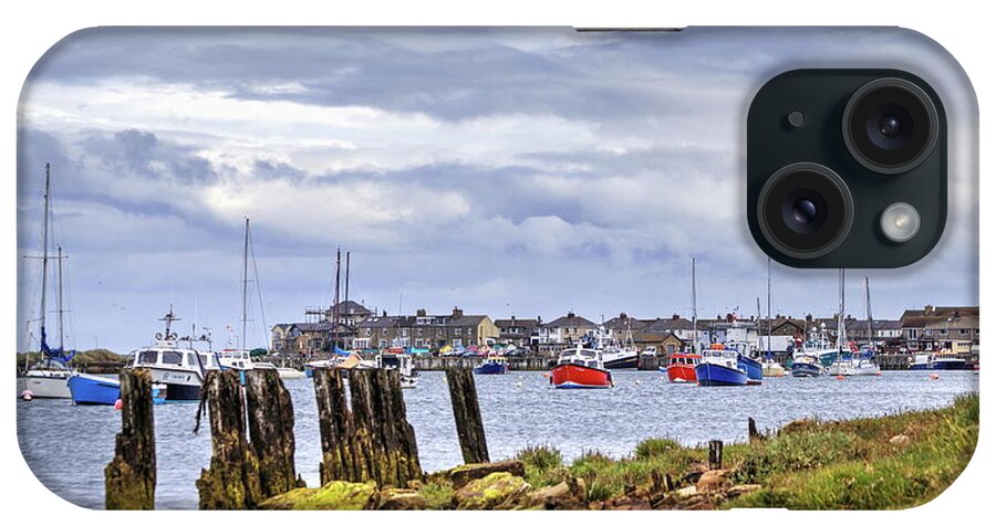 River iPhone Case featuring the photograph Boats On The River Coquet At Amble by Jeff Townsend