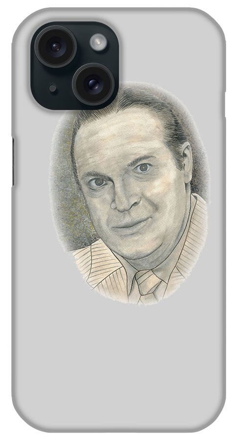 Bob Hope iPhone Case featuring the painting Bob Hope T-shirt by Herb Strobino