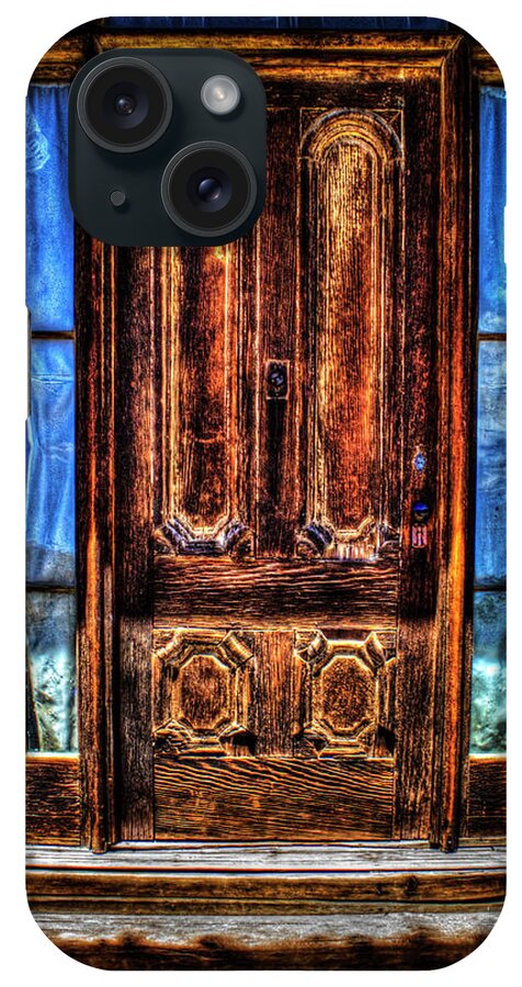 California iPhone Case featuring the photograph Bodie Ghost Town Front Door Detail by Roger Passman
