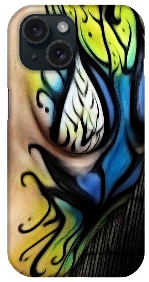 Fantasy iPhone Case featuring the painting Body Paint by Jon Volden