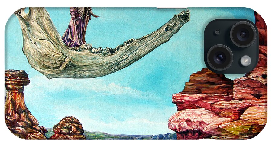 Painting iPhone Case featuring the painting Bogomils Journey by Otto Rapp