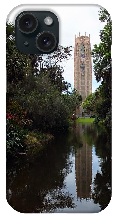 Bok Tower iPhone Case featuring the photograph Bok Tower Reflection by Judy Wanamaker