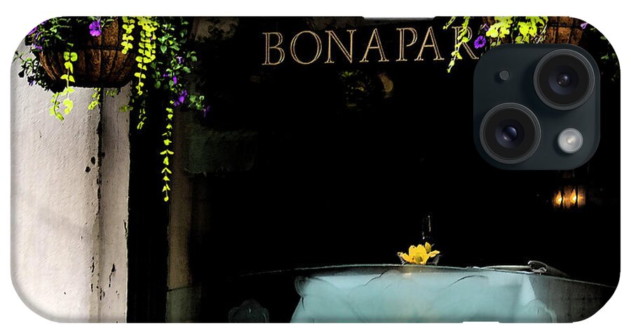 #restaurant_ #montreal_#interiordesign #floral iPhone Case featuring the digital art Bon Appetit by Jacquelinemari