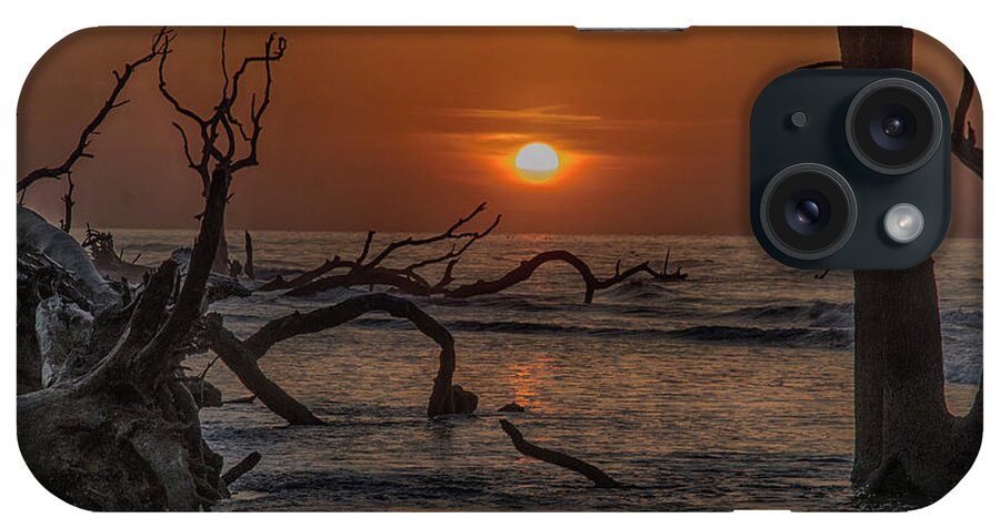 Sunrise iPhone Case featuring the photograph Boneyard Beach by Jim Cook