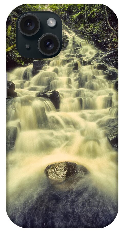 Waterfall iPhone Case featuring the photograph Borden Brook Falls In Spring by Irwin Barrett