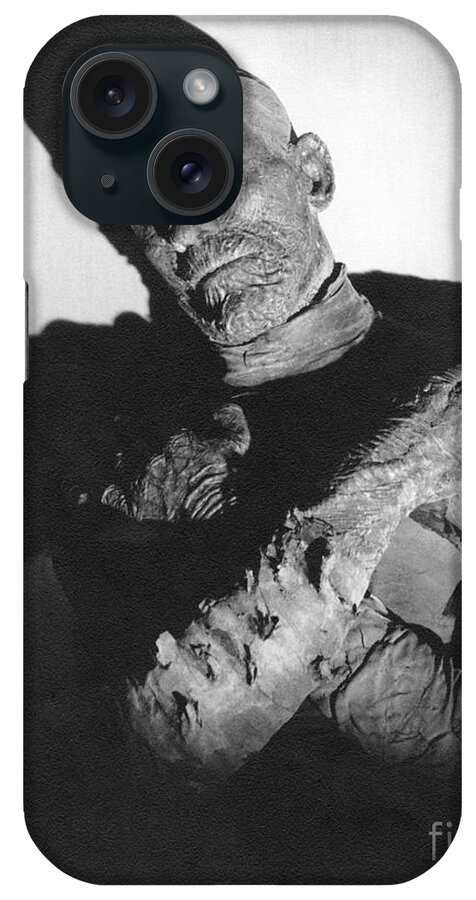 Boris Karloff iPhone Case featuring the photograph Boris Karloff The Mummy by Vintage Collectables