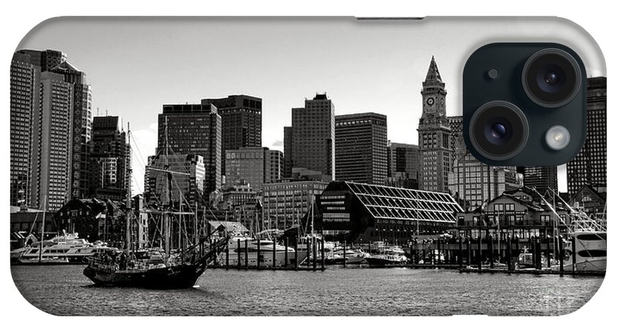 Boston iPhone Case featuring the photograph Boston Skyline by Olivier Le Queinec