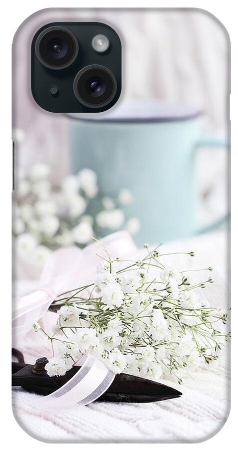 Still Life iPhone Case featuring the photograph Bouquet of Baby's Breath by Stephanie Frey