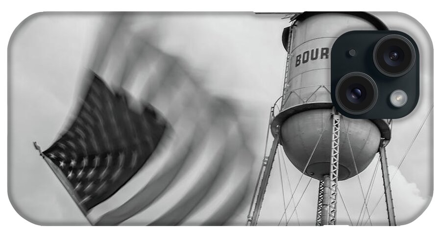 America iPhone Case featuring the photograph Bourbon USA - Monochrome by Gregory Ballos