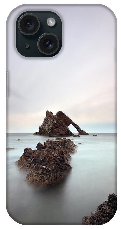 Port Knockie iPhone Case featuring the photograph Bow Fiddle Rocks by Grant Glendinning