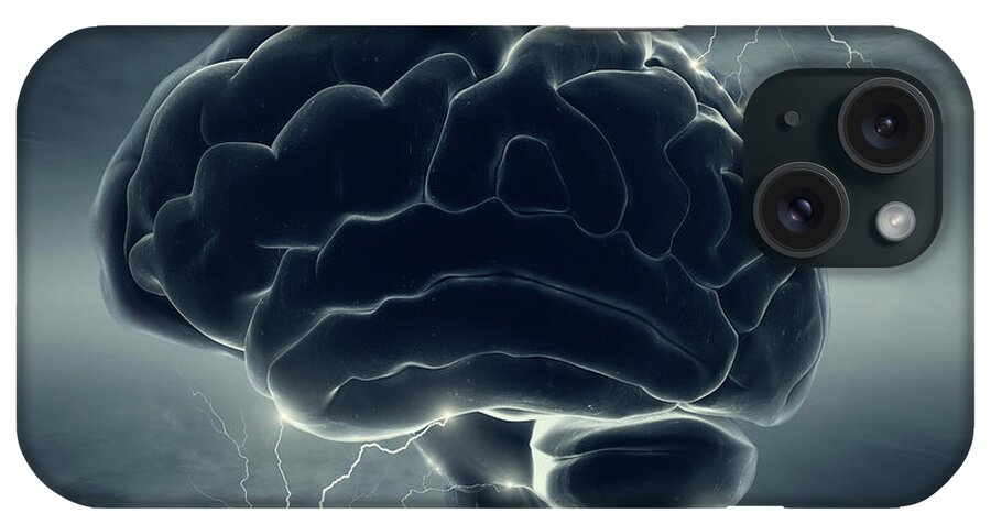 Brain iPhone Case featuring the photograph Brainstorm by Johan Swanepoel