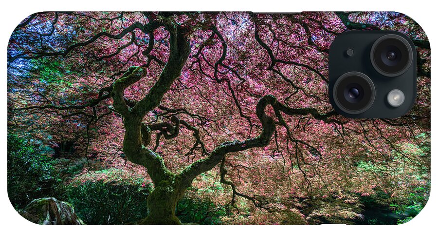 Portland Japanese Garden iPhone Case featuring the photograph Branches of Love by Chuck Jason