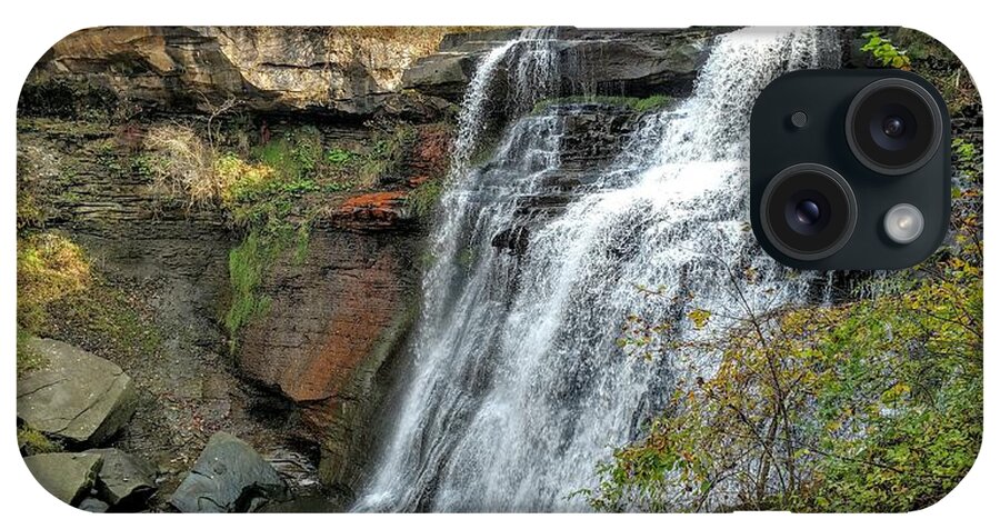  iPhone Case featuring the photograph Brandywine Falls by Brad Nellis