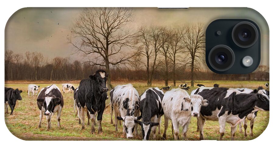 Cows iPhone Case featuring the photograph Braveheart by Robin-Lee Vieira