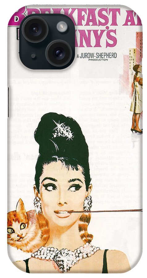 Audrey Hepburn iPhone Case featuring the photograph Breakfast At Tiffany's by Georgia Fowler