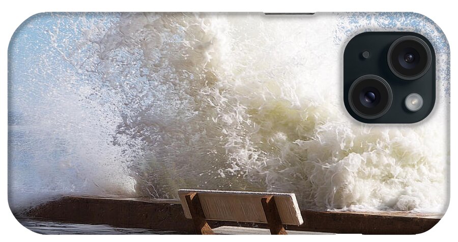 Wave iPhone Case featuring the photograph Breaking Wave by Natalie Rotman Cote
