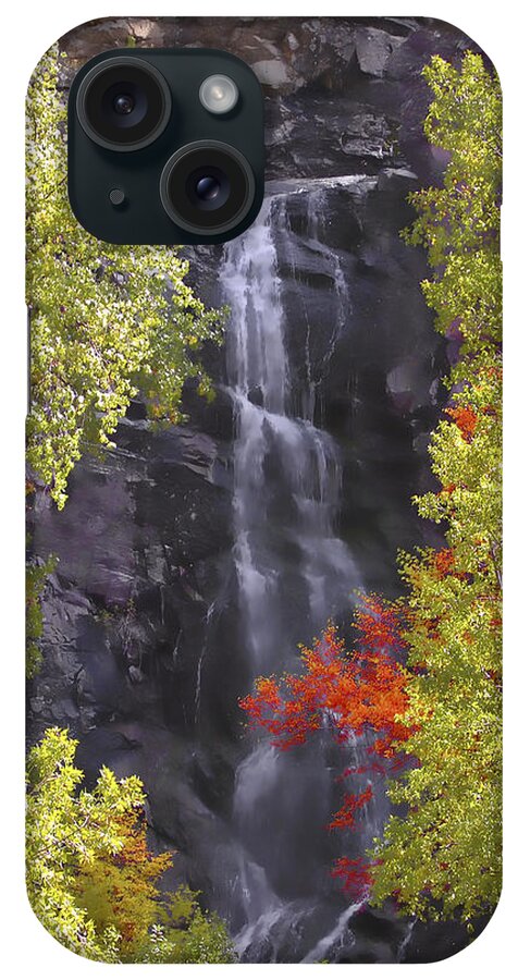 Waterfall iPhone Case featuring the photograph Bridal Veil Falls Black Hills by Richard Stedman