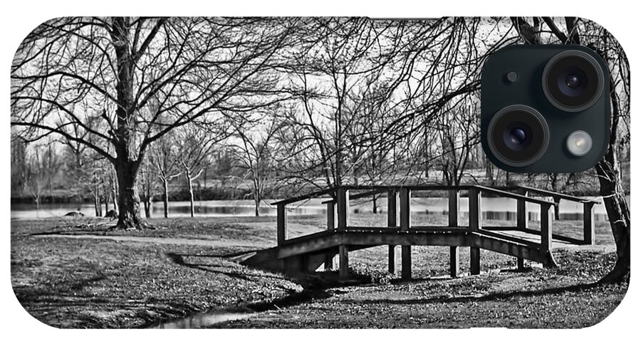 Bridge And Branches iPhone Case featuring the photograph Bridge and Branches by Greg Jackson