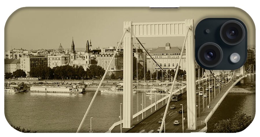 Black And White iPhone Case featuring the photograph Bridges by Supertramp One