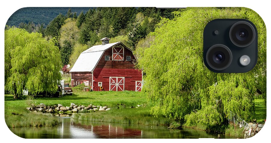 Agriculture iPhone Case featuring the photograph Brinnon Washington Barn by Teri Virbickis