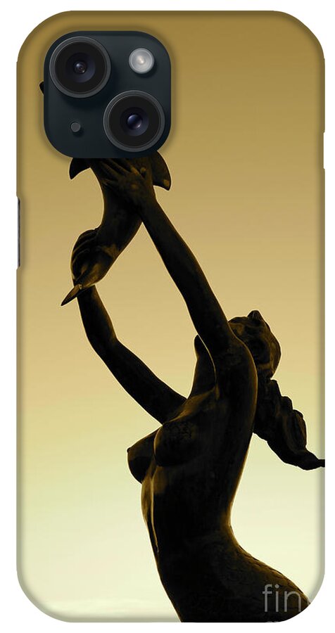 La Paz iPhone Case featuring the photograph Bronze Mermaid by Becqi Sherman