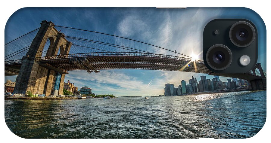  iPhone Case featuring the photograph Brooklyn Bridge by Bryan Xavier