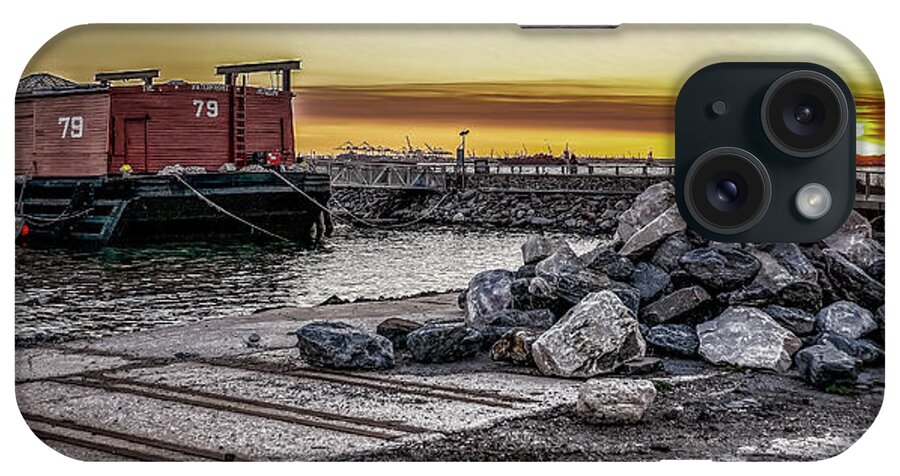 Brooklyn iPhone Case featuring the photograph Brooklyn Waterfront Sunset by Jeffrey Friedkin