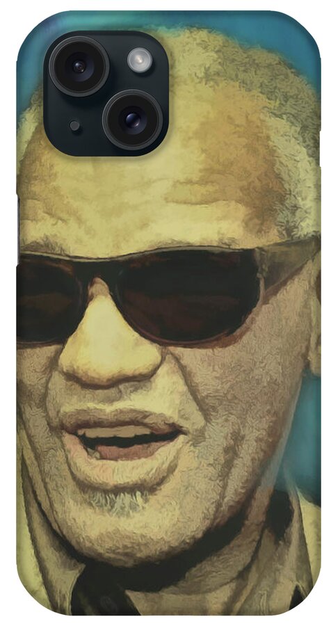 Ray Charles iPhone Case featuring the digital art Brother Ray by John Haldane