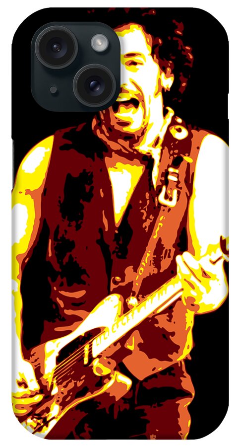 Bruce Springsteen iPhone Case featuring the digital art Bruce Springsteen by DB Artist