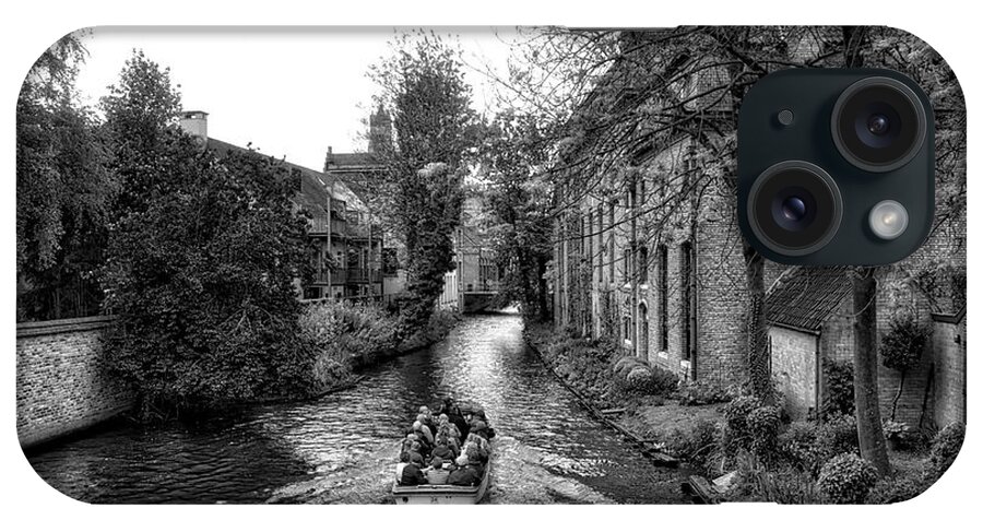Belgium iPhone Case featuring the photograph Bruges BW4 by Ingrid Dendievel