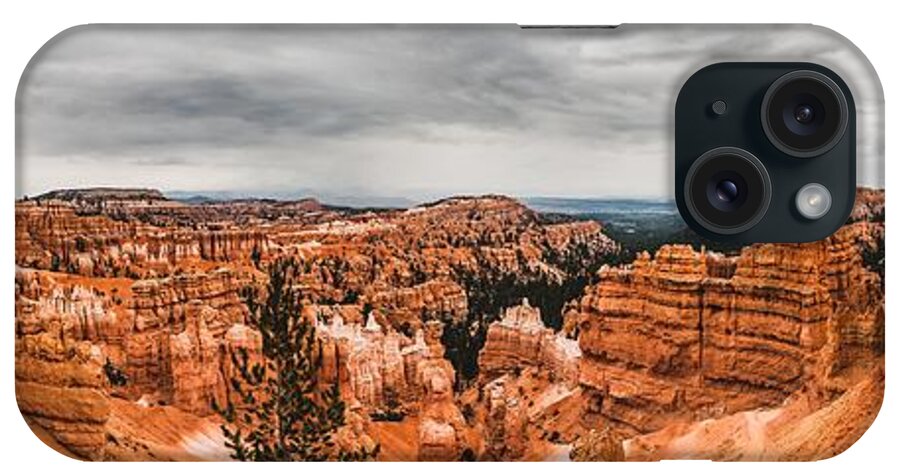 Bryce Canyon National Park iPhone Case featuring the photograph Bryce Canyon Panorama 1 by Mati Krimerman