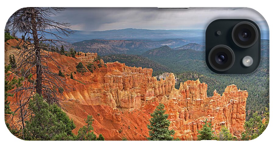 Bryce iPhone Case featuring the photograph Bryce Squall by Peter Kennett