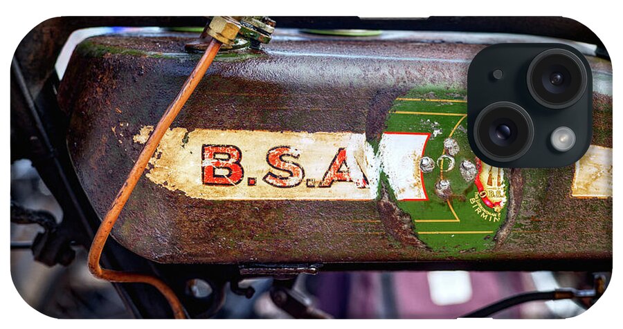 1920s iPhone Case featuring the photograph BSA by Tim Gainey