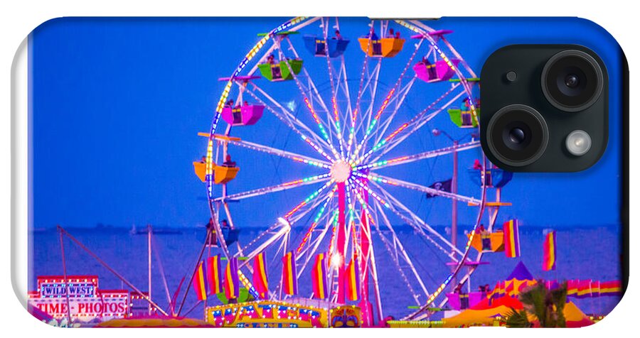 Ferris Wheel iPhone Case featuring the photograph Buc Days 2 by Leticia Latocki