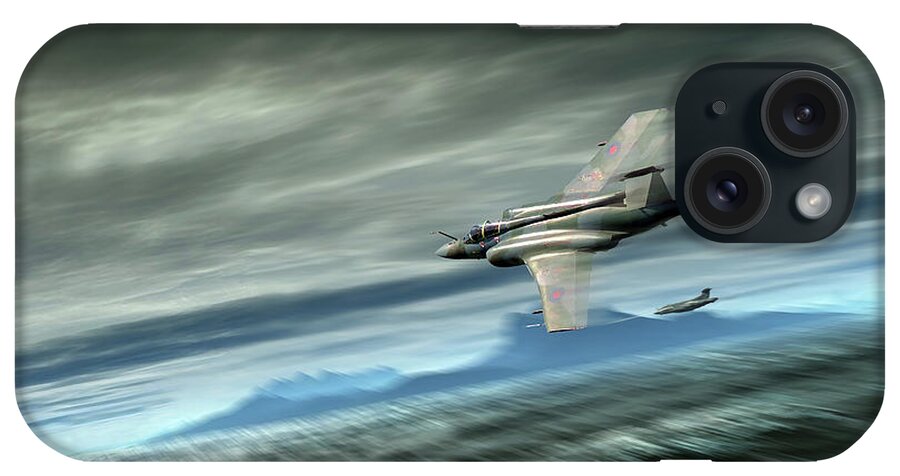 Blackburn Buccaneer iPhone Case featuring the digital art Buccaneer Raiders by Airpower Art