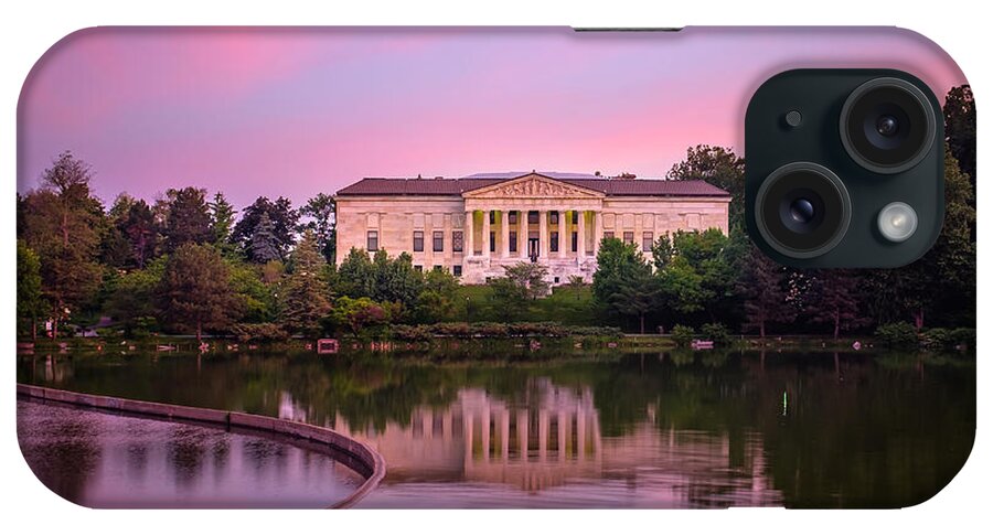 Mirror Lake iPhone Case featuring the photograph Buffalo Historical Society Twilight by Chris Bordeleau