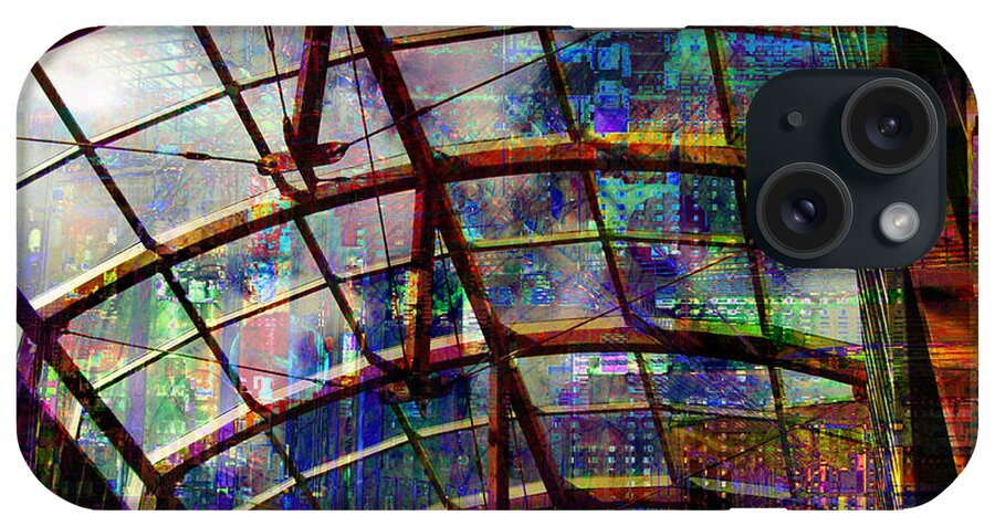 Commercial iPhone Case featuring the digital art Building for the Future by Barbara Berney