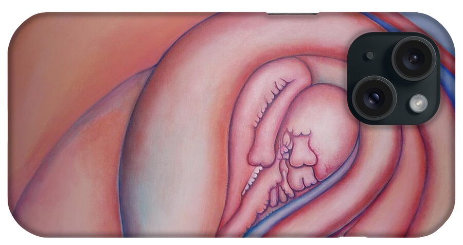 Sensual iPhone Case featuring the painting Bulbous by Lynn Buettner
