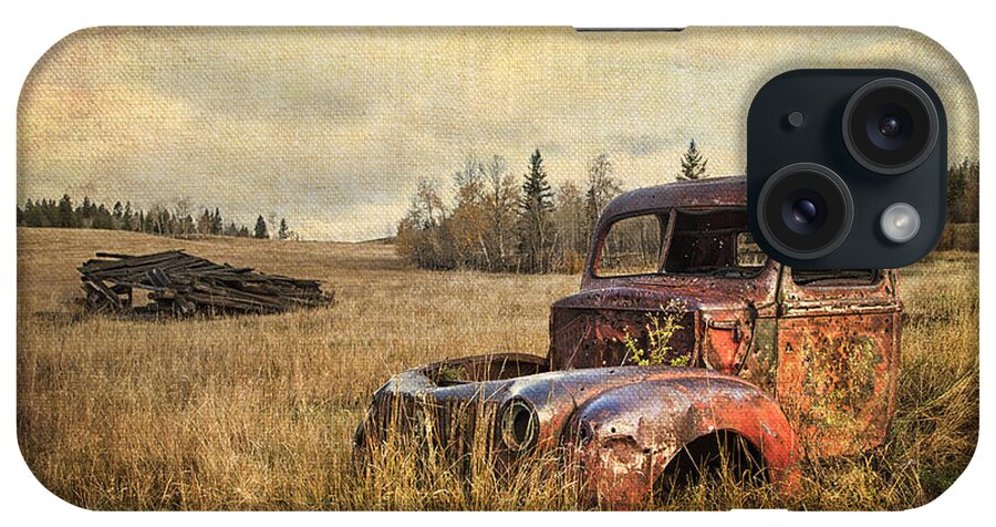 Old Truck iPhone Case featuring the photograph Bullet Riddled by Theresa Tahara