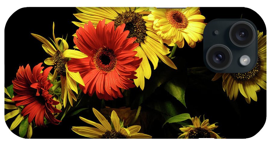 Sunflowers iPhone Case featuring the photograph Bunch by Wayne Sherriff