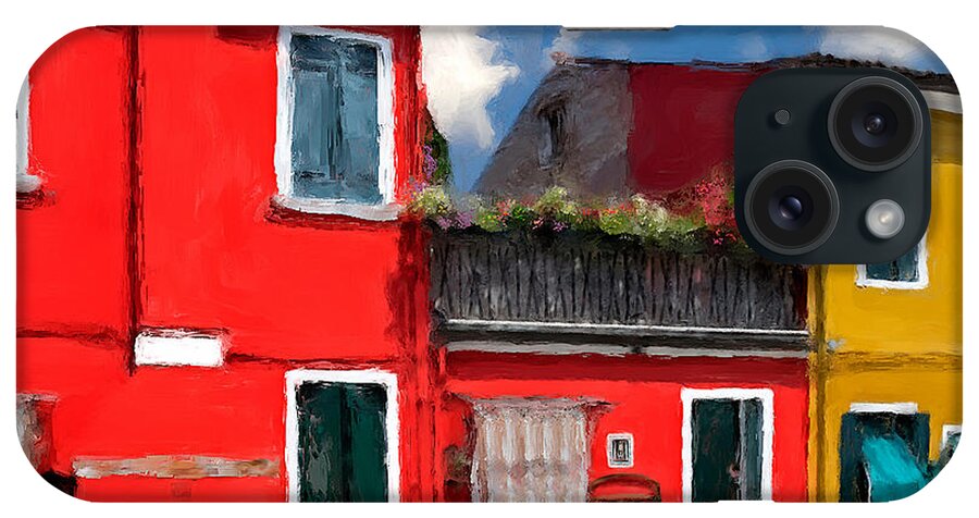Burano iPhone Case featuring the photograph Burano Color Houses. by Juan Carlos Ferro Duque