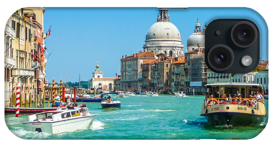 Adriatic iPhone Case featuring the photograph Busy Canal Grande in Venice by JR Photography