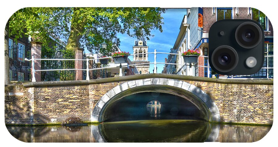 Delft iPhone Case featuring the photograph Butter Bridge Delft by Frans Blok