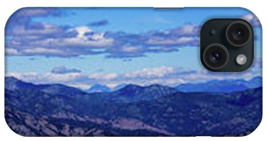 Panoramic iPhone Case featuring the photograph Buttermilk Butte View 7250 by Tim Dussault