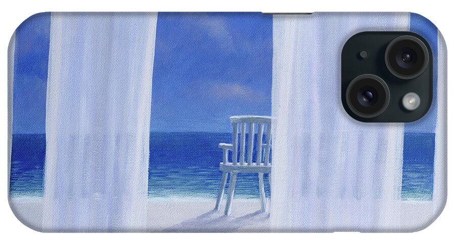 Beach House iPhone Case featuring the painting Cabana by Lincoln Seligman