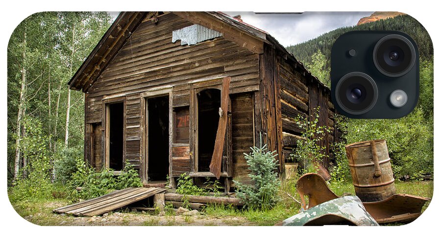 Abandoned iPhone Case featuring the photograph Cabin in the Mountains by Denise Bush