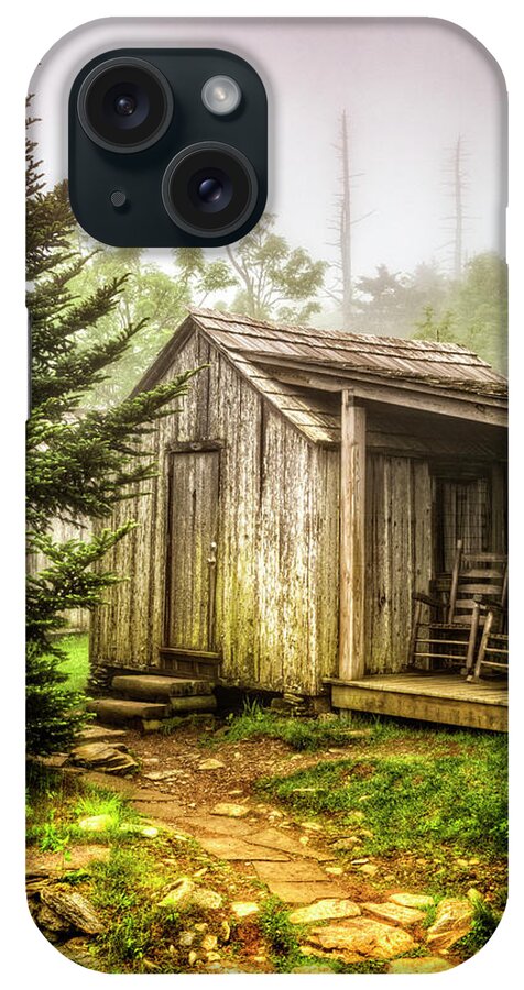 Appalachia iPhone Case featuring the photograph Cabin Nestled in the Forest by Debra and Dave Vanderlaan