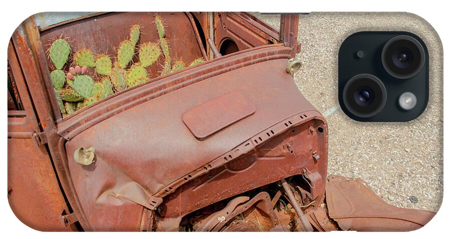 Cactus iPhone Case featuring the photograph Cactus truck by Darrell Foster
